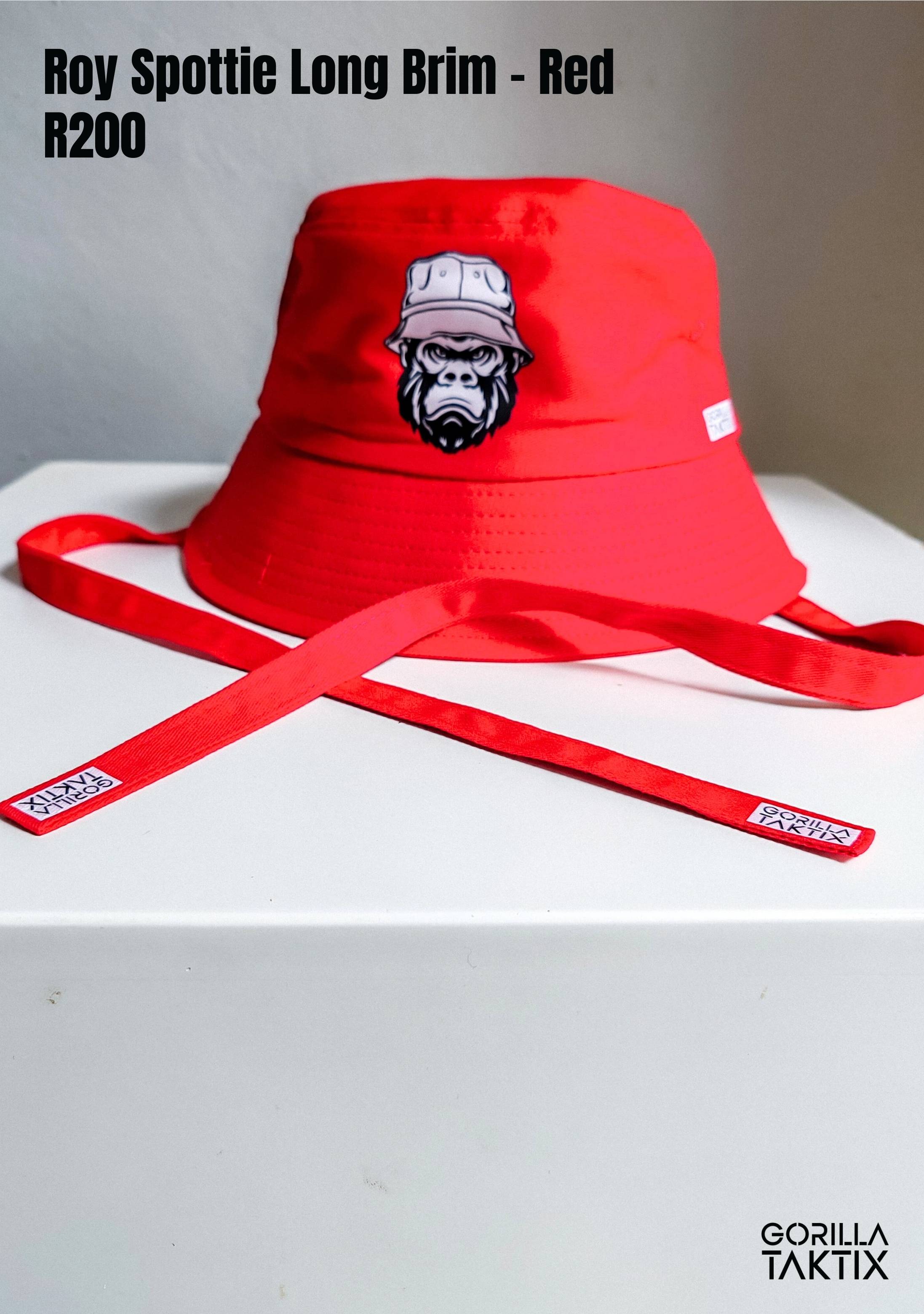 Roy Spottie Long Brim - Red